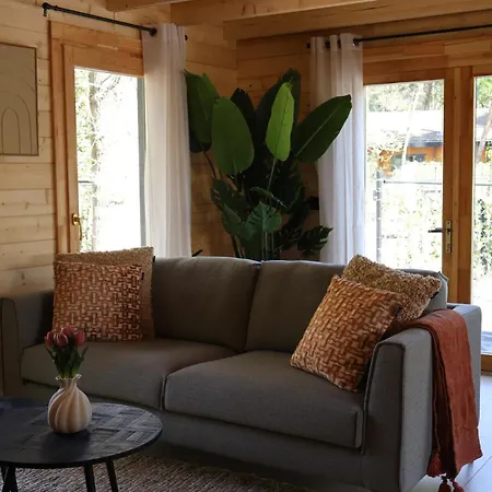 Luxe Houten Wellness Boshuisje Met Prive Hottub - Solea * Meijel