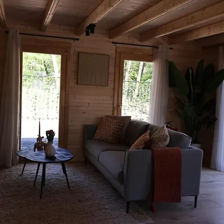 Luxe Houten Wellness Boshuisje Met Prive Hottub - Solea Holiday home Meijel