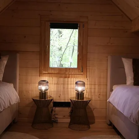 Luxe Houten Wellness Boshuisje Met Prive Hottub - Solea