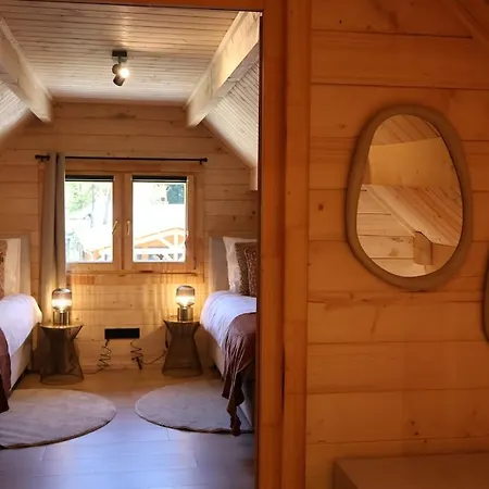 Luxe Houten Wellness Boshuisje Met Prive Hottub - Solea *