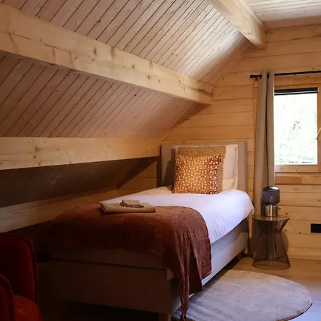 Luxe Houten Wellness Boshuisje Met Prive Hottub - Solea